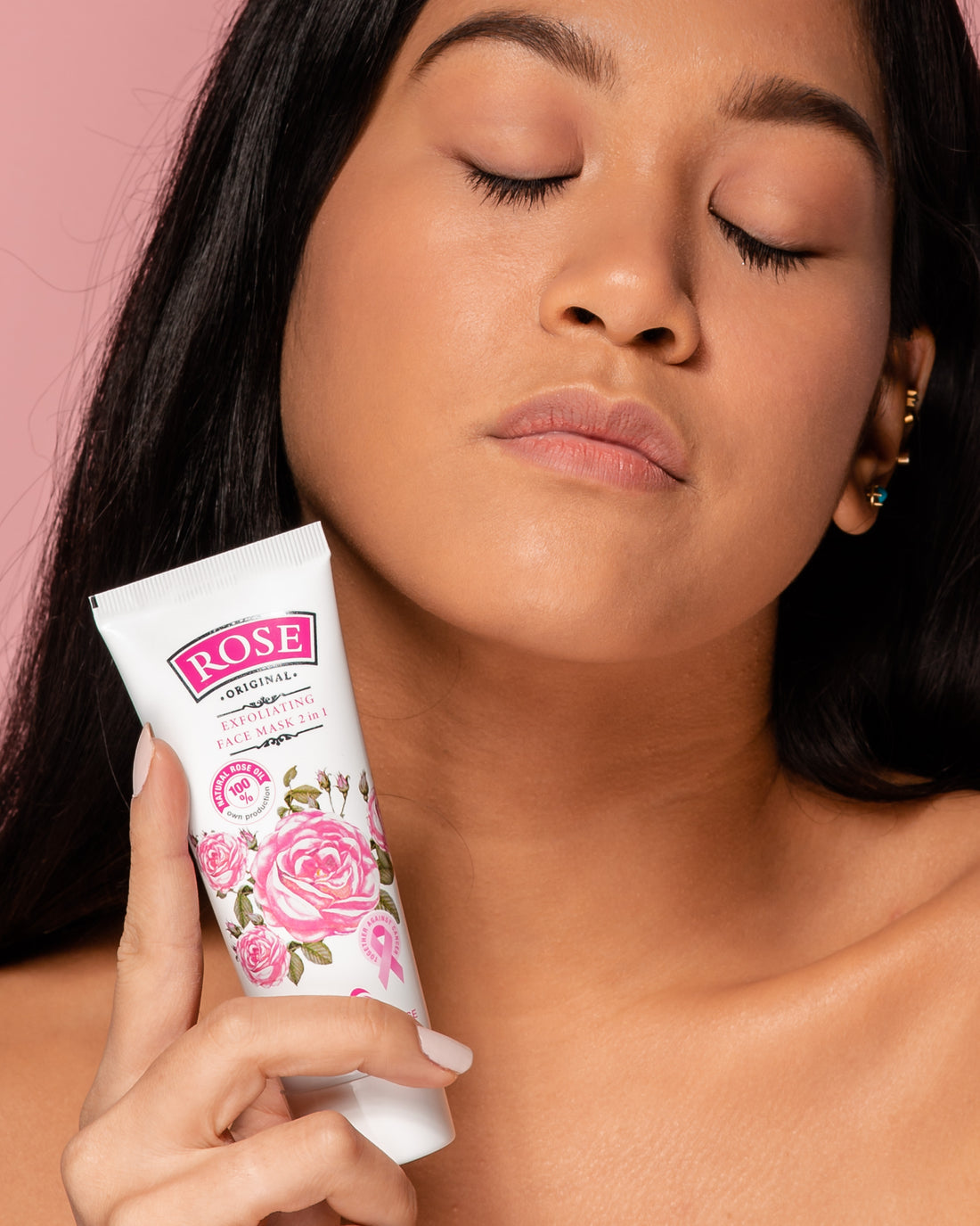 Rose Original Exfoliating Face Mask 2in1